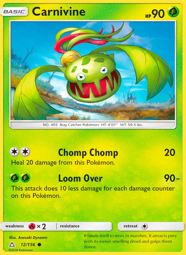 Carta Carnivine 12/156 de Ultra Prism