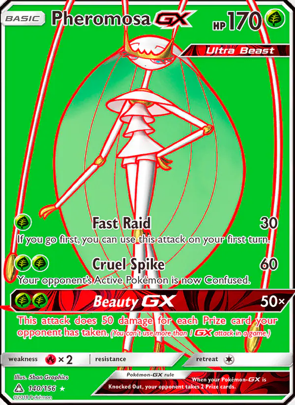 Carta Pheromosa GX 140/156 de Ultra Prism
