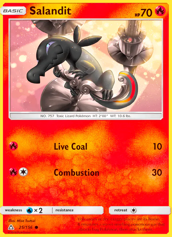 Carta Salandit 25/156 de Ultra Prism
