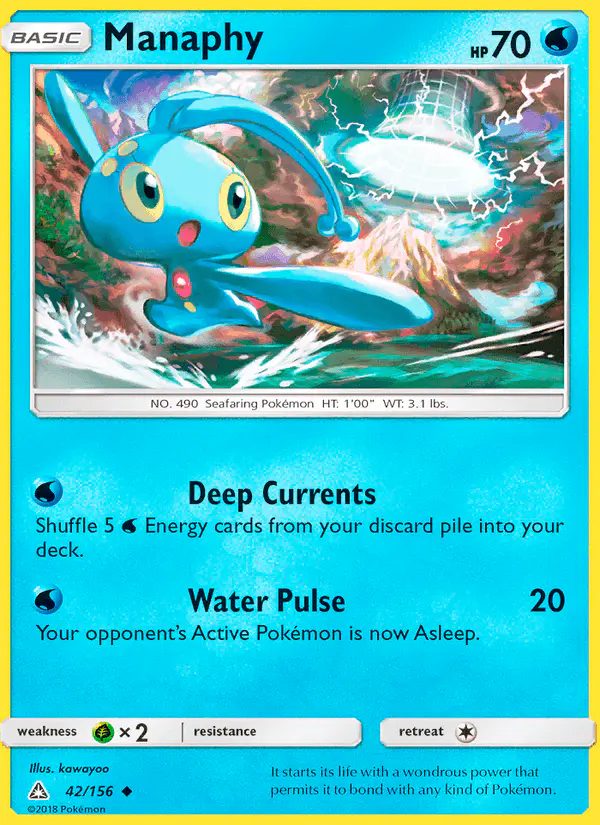 Carta Manaphy 42/156 de Ultra Prism