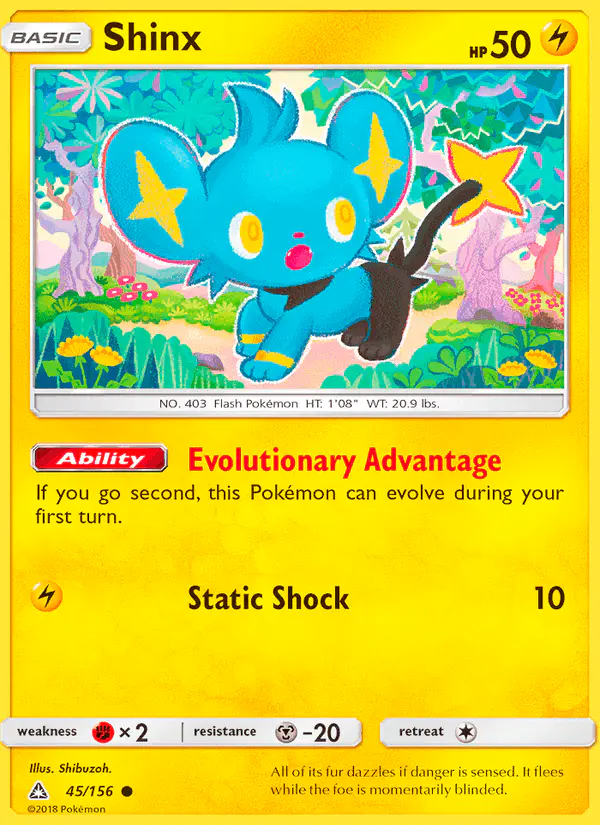 Carta Shinx 45/156 de Ultra Prism