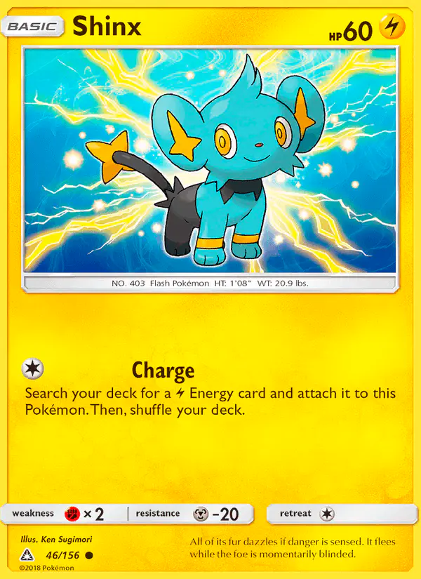 Carta Shinx 46/156 de Ultra Prism
