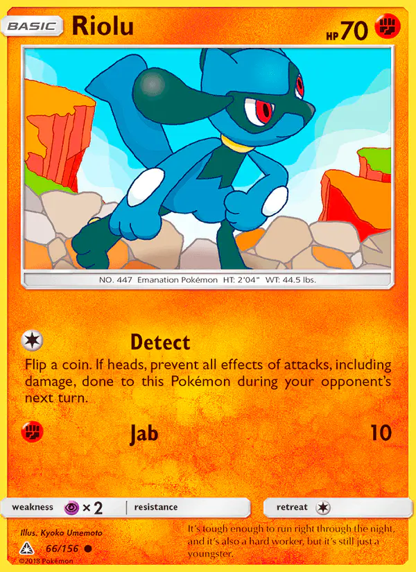 Carta Riolu 66/156 de Ultra Prism