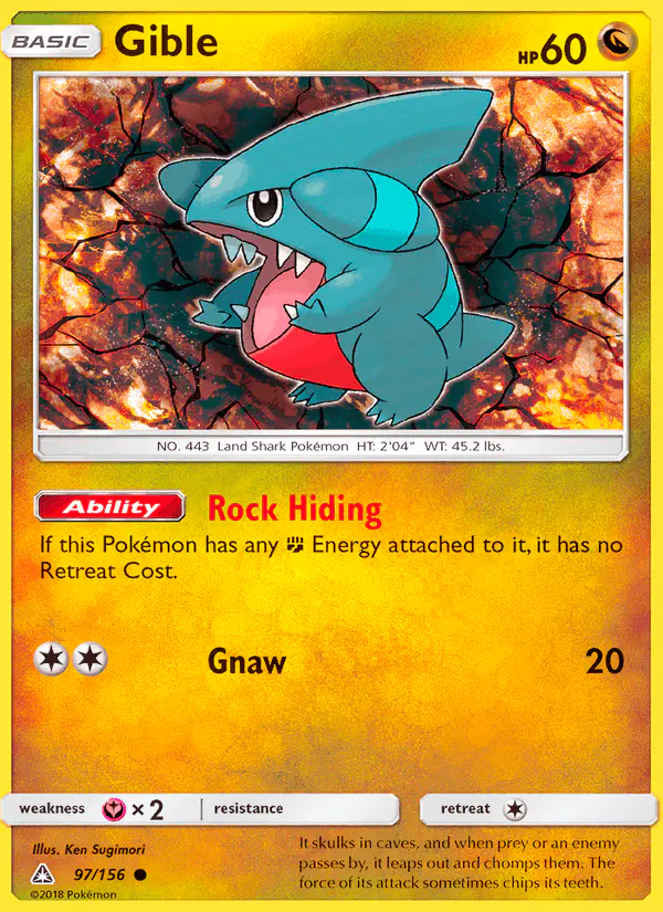 Carta Gible 97/156 de Ultra Prism