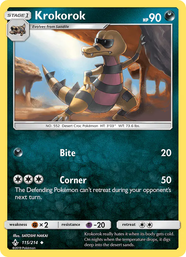 Carta Krokorok 115/214 de Unbroken Bonds