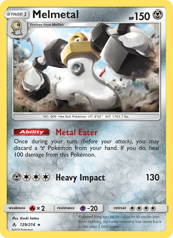 Carta Melmetal 129/214 de Unbroken Bonds