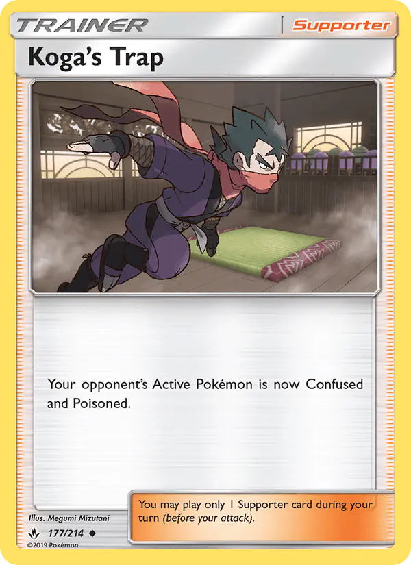 Carta Koga’s Trap 177/214 de Unbroken Bonds