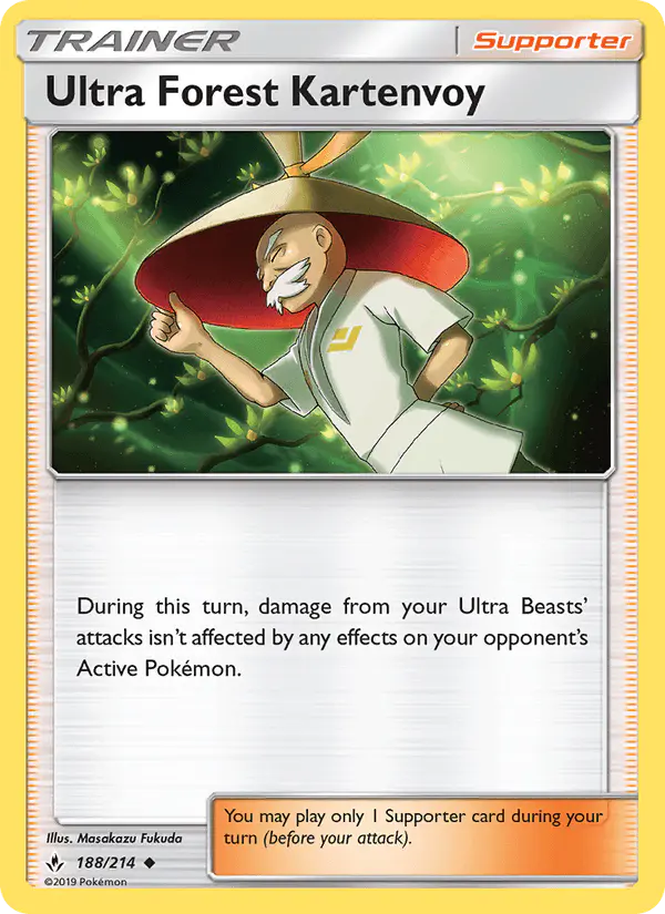 Carta Ultra Forest Kartenvoy 188/214 de Unbroken Bonds