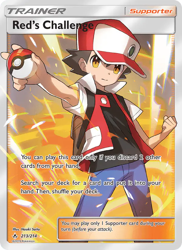 Carta Red’s Challenge 213/214 de Unbroken Bonds