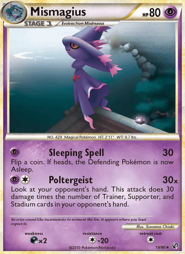 Carta Mismagius 19/90 de Undaunted