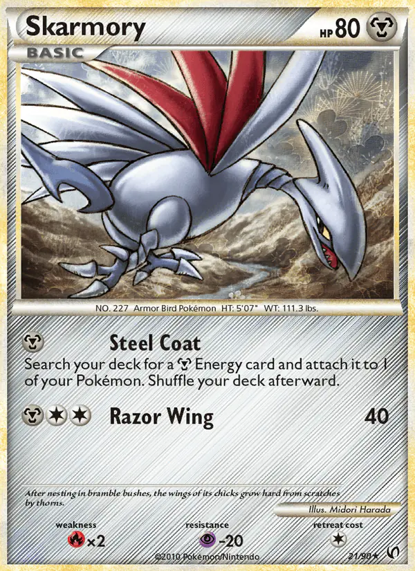 Carta Skarmory 21/90 de Undaunted