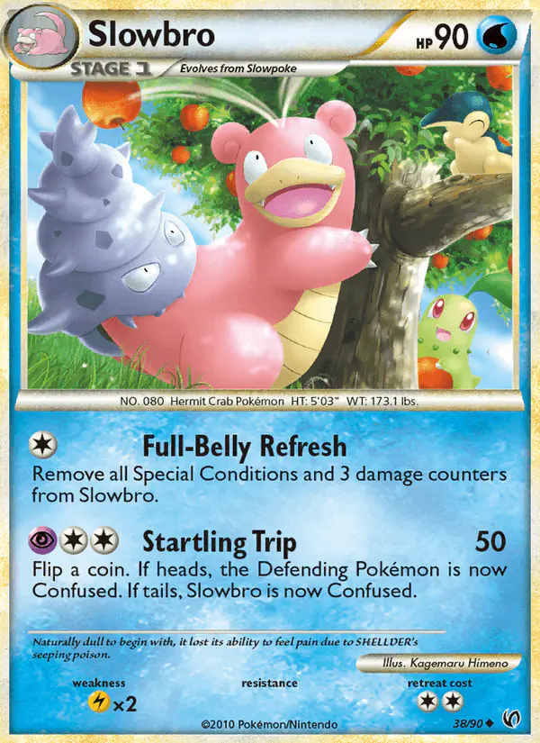 Carta Slowbro 38/90 de Undaunted