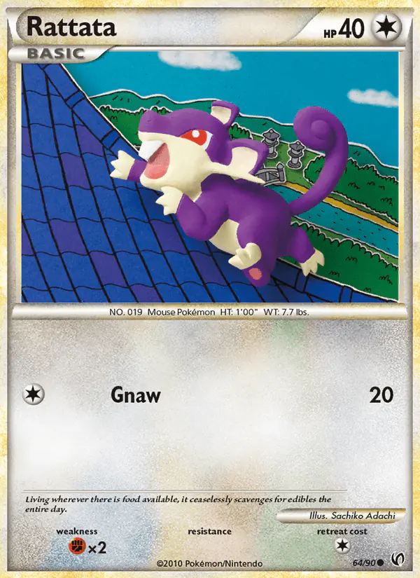 Carta Rattata 64/90 de Undaunted