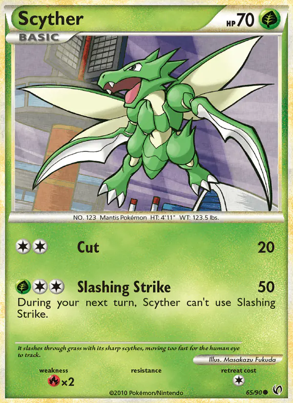 Carta Scyther 65/90 de Undaunted