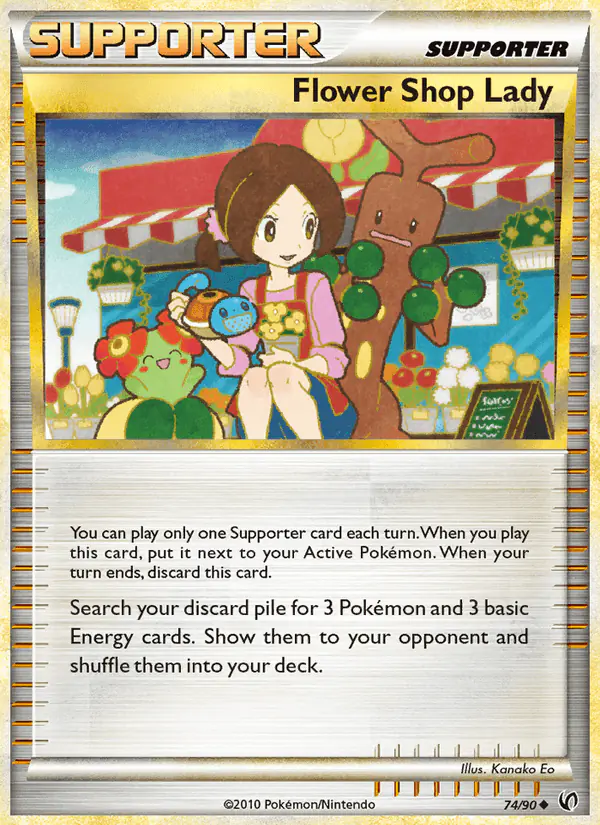 Carta Flower Shop Lady 74/90 de Undaunted