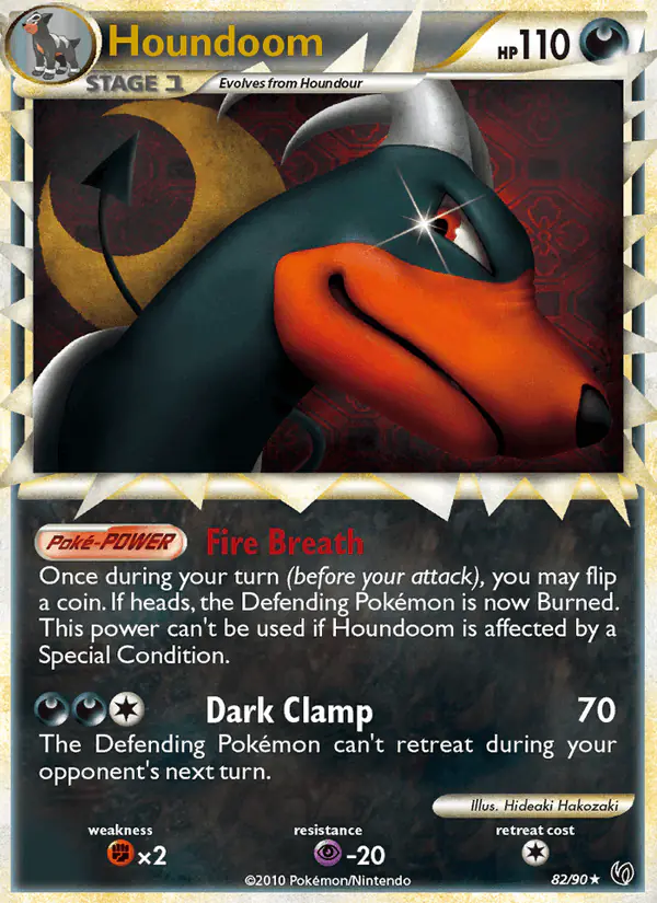 Carta Houndoom 82/90 de Undaunted