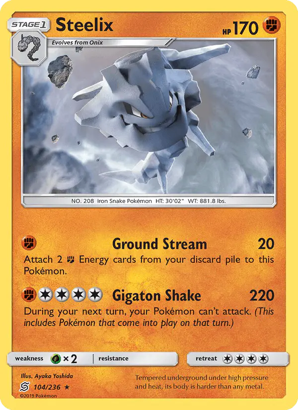 Carta Steelix 104/236 de Unified Minds