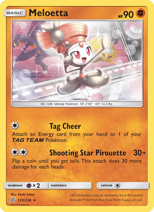 Carta Meloetta 123/236 de Unified Minds