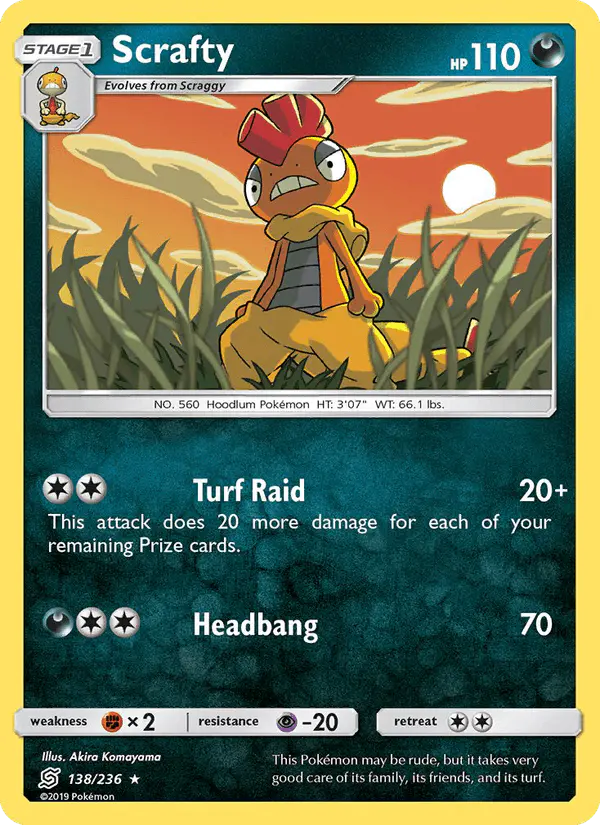 Carta Scrafty 138/236 de Unified Minds