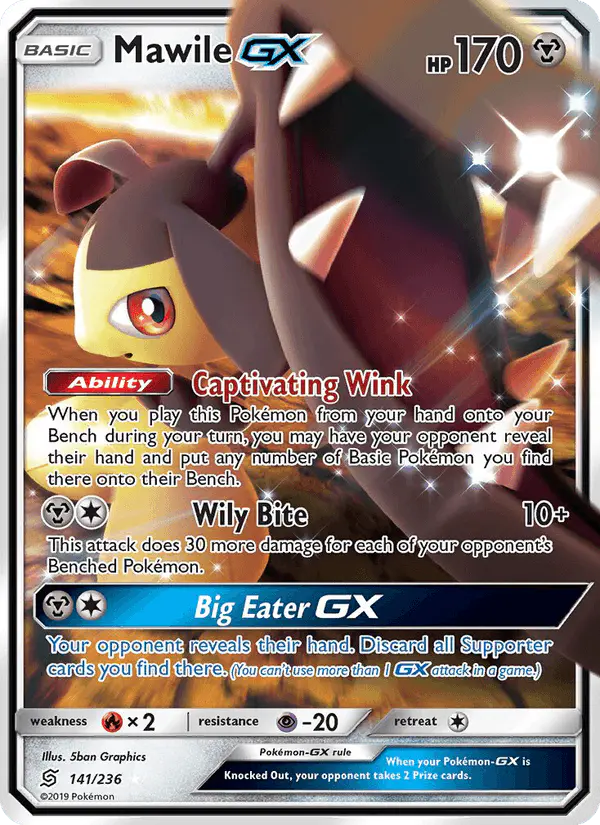 Carta Mawile GX 141/236 de Unified Minds