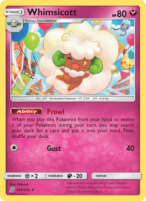Carta Whimsicott 144/236 de Unified Minds