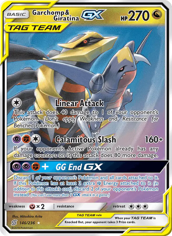 Carta Garchomp & Giratina GX 146/236 de Unified Minds