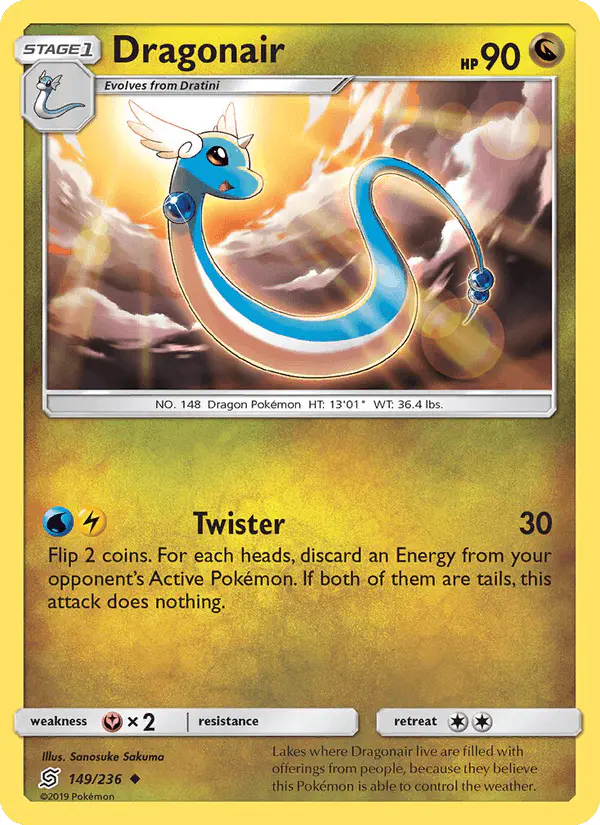 Carta Dragonair 149/236 de Unified Minds