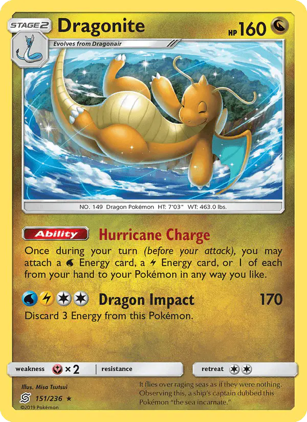 Carta Dragonite 151/236 de Unified Minds