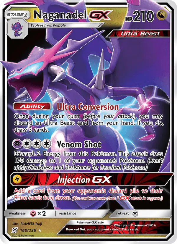 Carta Naganadel GX 160/236 de Unified Minds