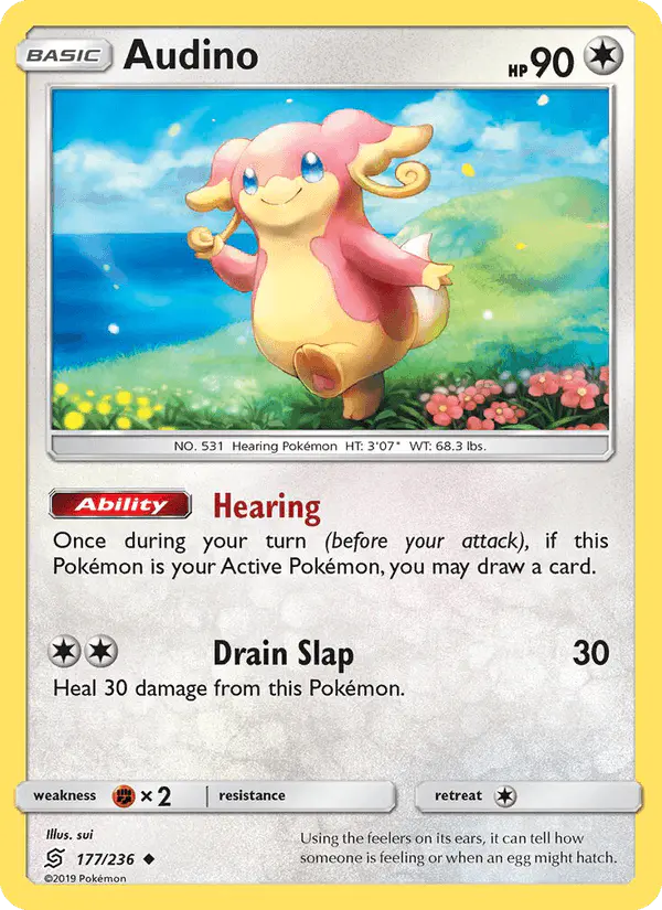 Carta Audino 177/236 de Unified Minds