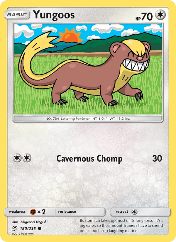 Carta Yungoos 180/236 de Unified Minds