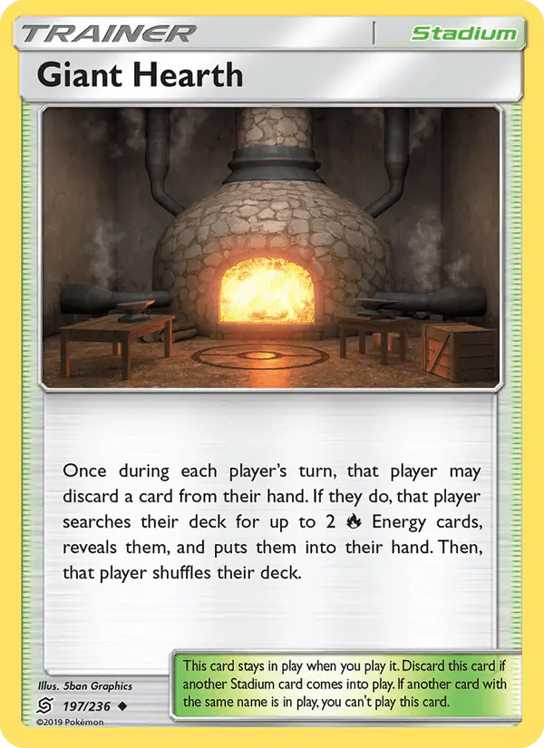 Carta Giant Hearth 197/236 de Unified Minds