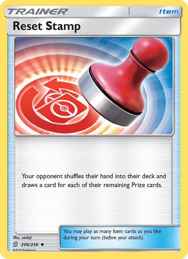 Carta Reset Stamp 206/236 de Unified Minds
