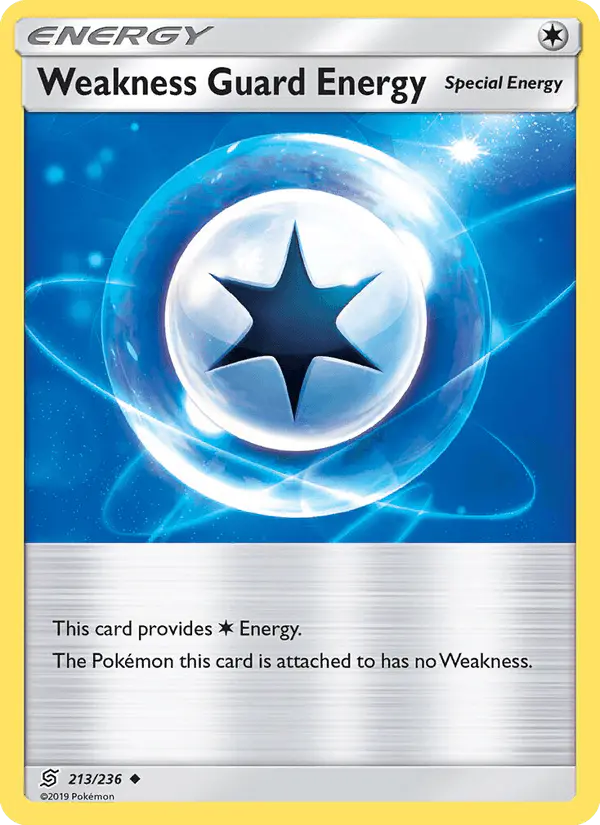 Carta Weakness Guard Energy 213/236 de Unified Minds