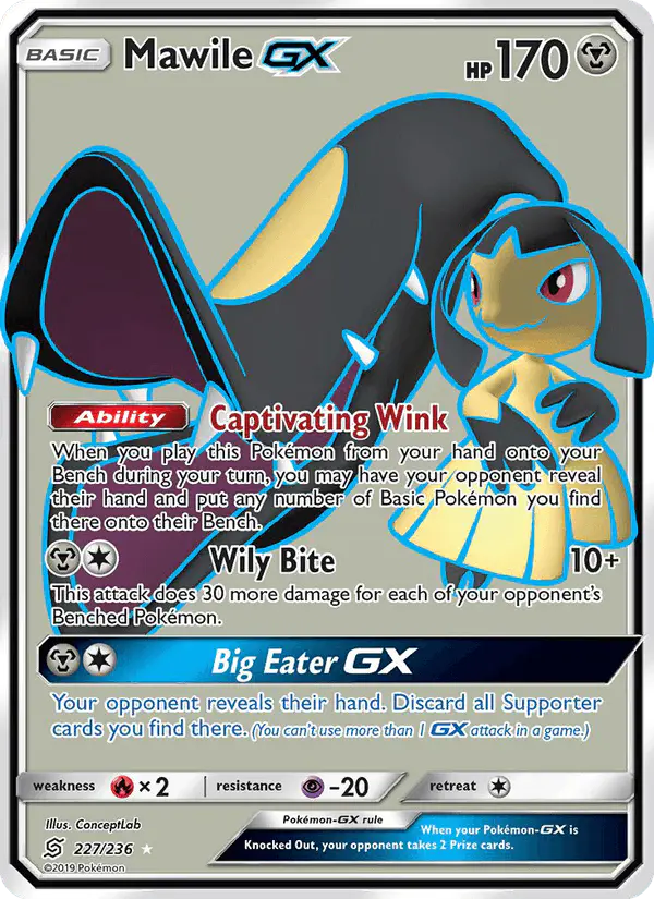 Carta Mawile GX 227/236 de Unified Minds