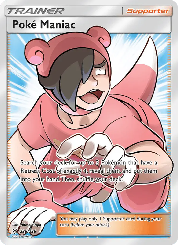 Carta Poké Maniac 236/236 de Unified Minds