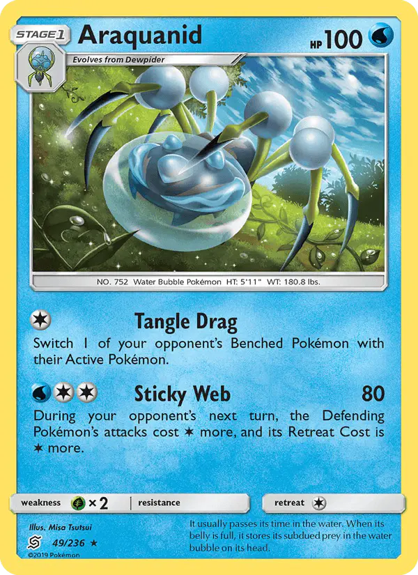 Carta Araquanid 49/236 de Unified Minds