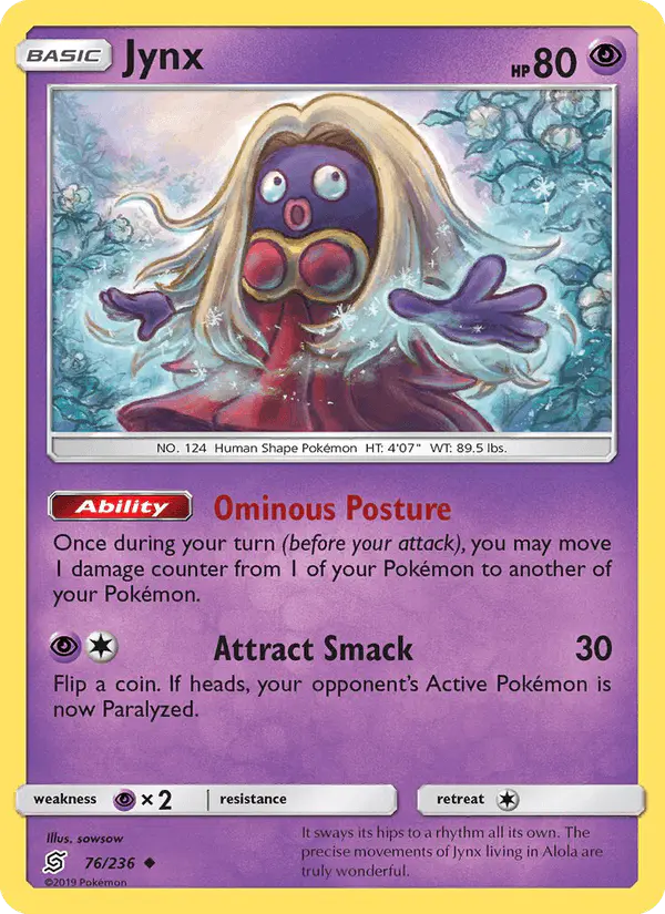 Carta Jynx 76/236 de Unified Minds