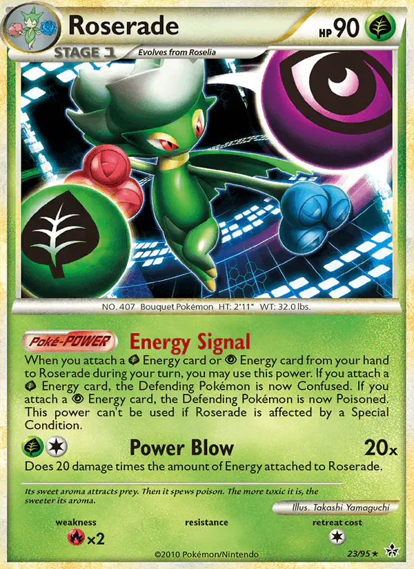 Carta Roserade 23/95 de Unleashed