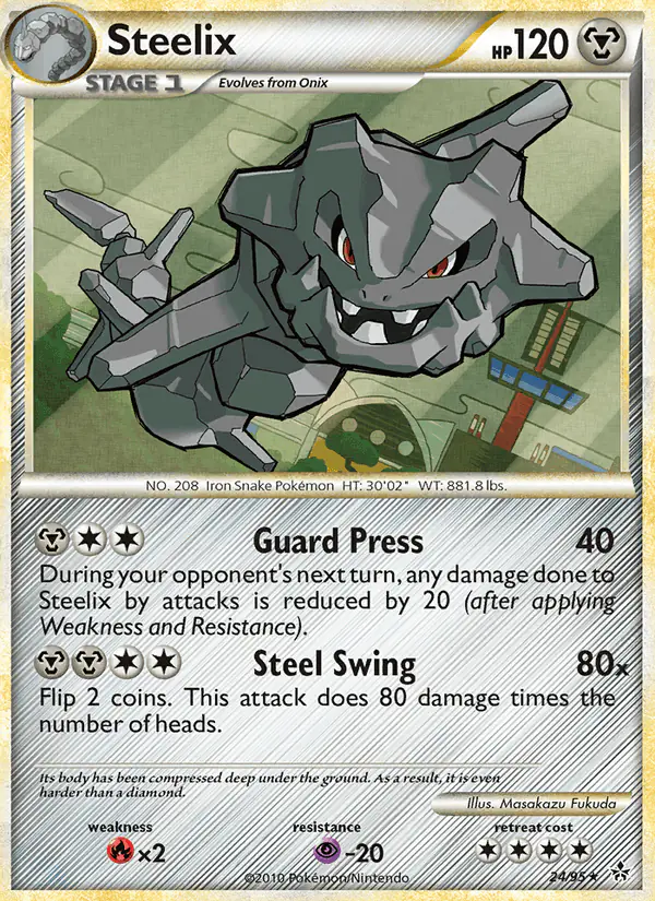 Carta Steelix 24/95 de Unleashed