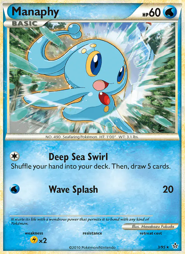 Carta Manaphy 3/95 de Unleashed