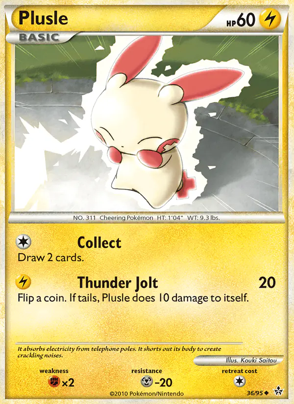 Carta Plusle 36/95 de Unleashed