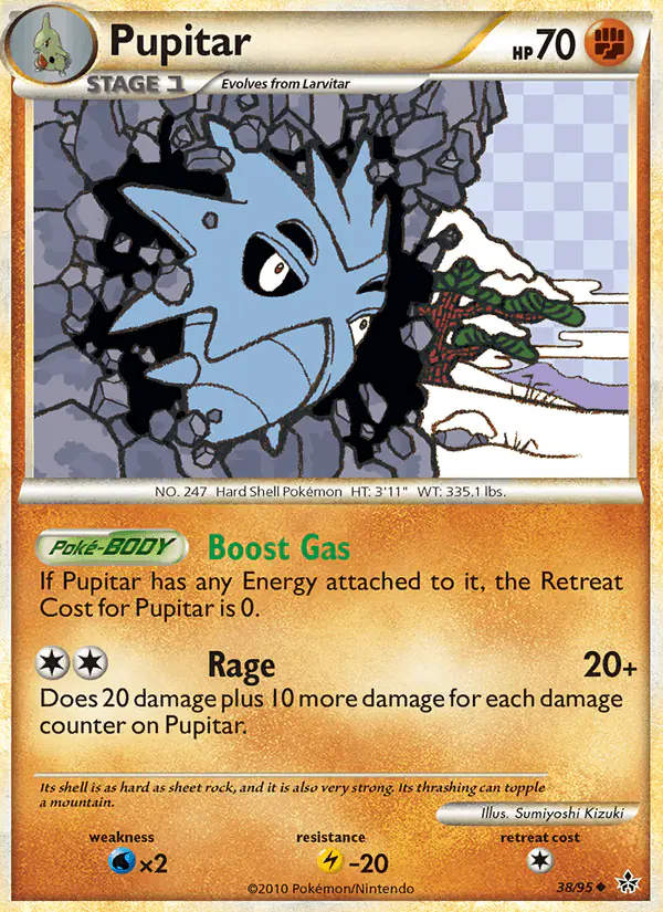 Carta Pupitar 38/95 de Unleashed
