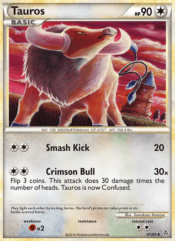Carta Tauros 41/95 de Unleashed