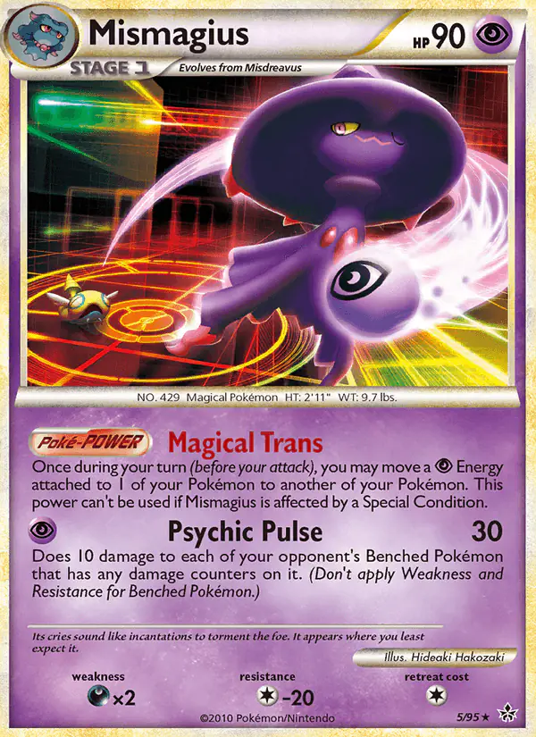 Carta Mismagius 5/95 de Unleashed