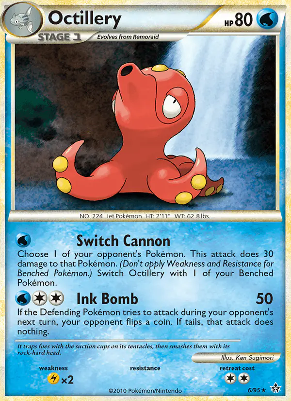 Carta Octillery 6/95 de Unleashed