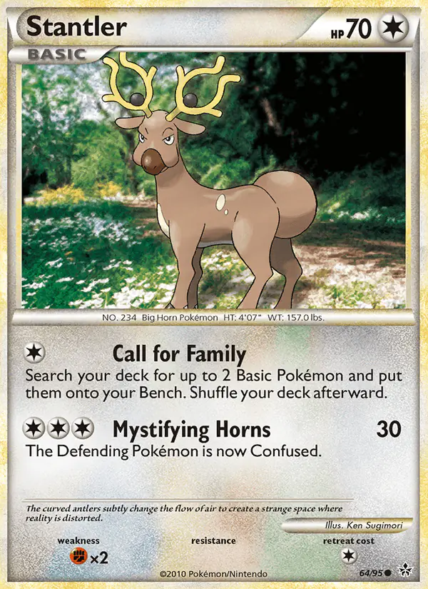 Carta Stantler 64/95 de Unleashed