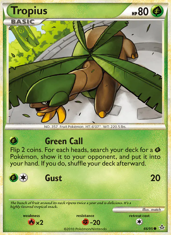 Carta Tropius 66/95 de Unleashed