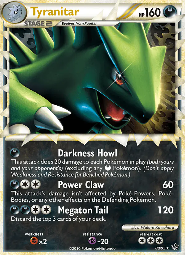 Carta Tyranitar 88/95 de Unleashed
