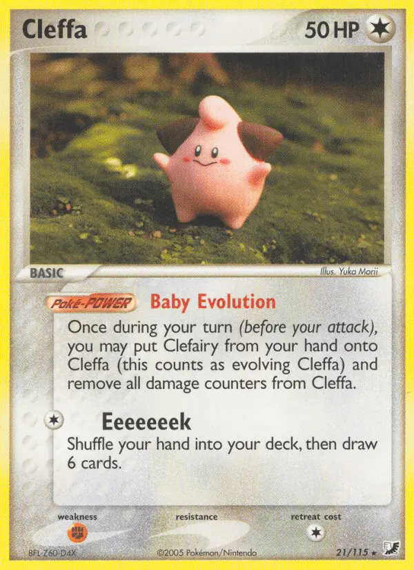 Carta Cleffa 21/115 de Unseen Forces
